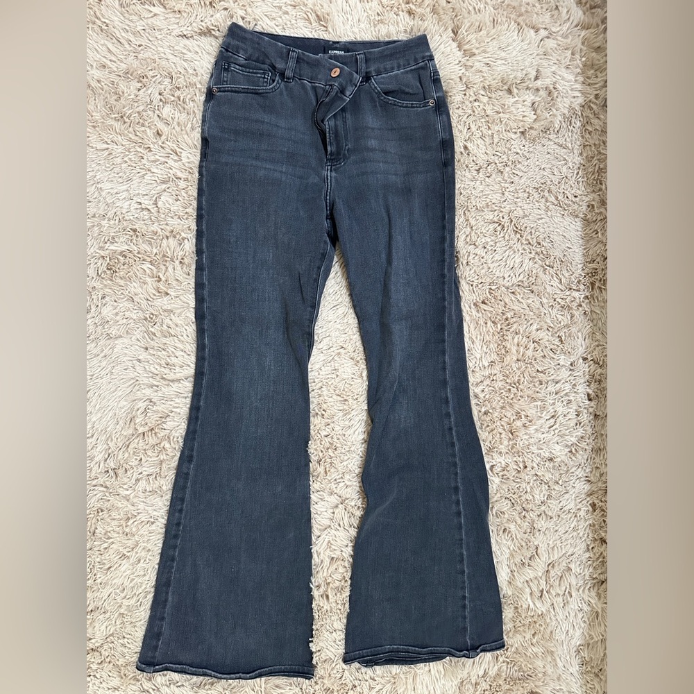 Women's Flared Jeans in Black